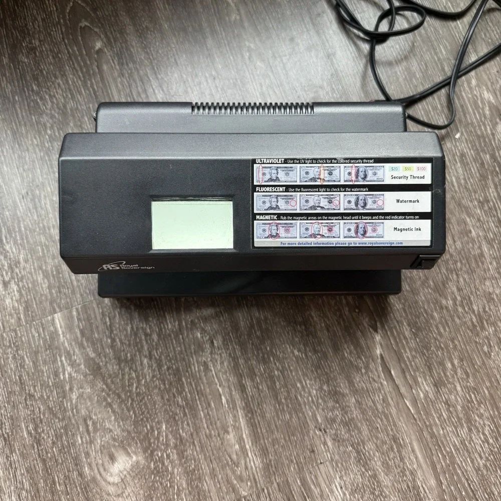 Royal Sovereign Three-Way Countertop‎ Counterfeit Detector RCD-2000
